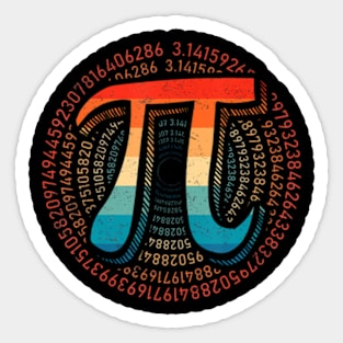 Happy Pi day 3.14 Pi Day Math Lover Teacher mathematics Sticker